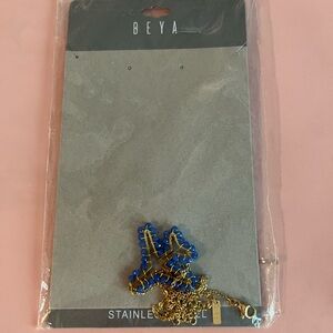 Beya Airplane Necklace